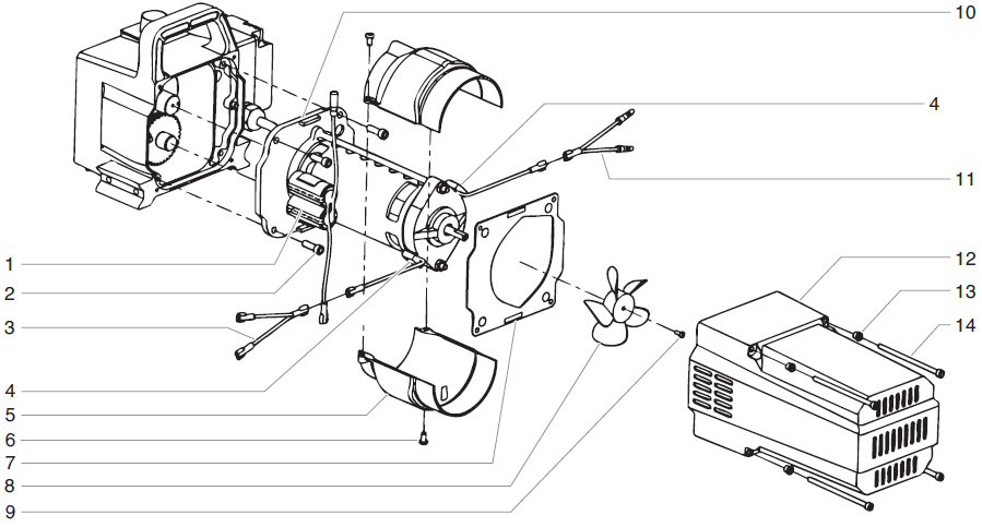 RentSpray Plus Motor Assembly